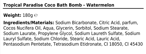 Tropical Bath Bomb