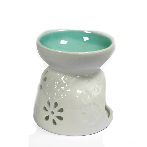 Oil Burner - Ceramic - Classic - White