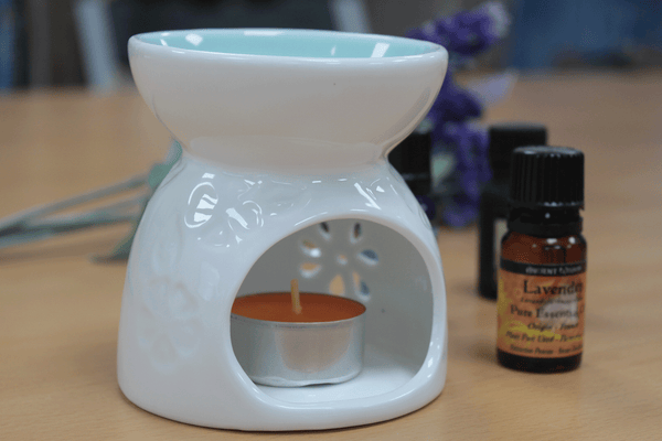 Oil Burner - Ceramic - Classic - White
