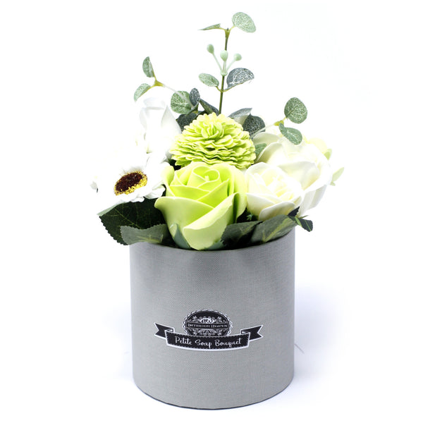 Soap Flowers - Pastel Greens