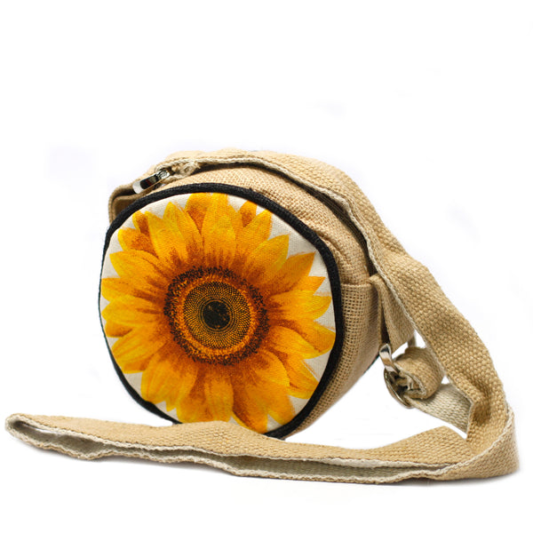 Eco Round Bag - Sunflower - Small