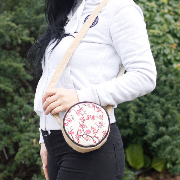 Eco Round Bag - Cherry Blossom - Small