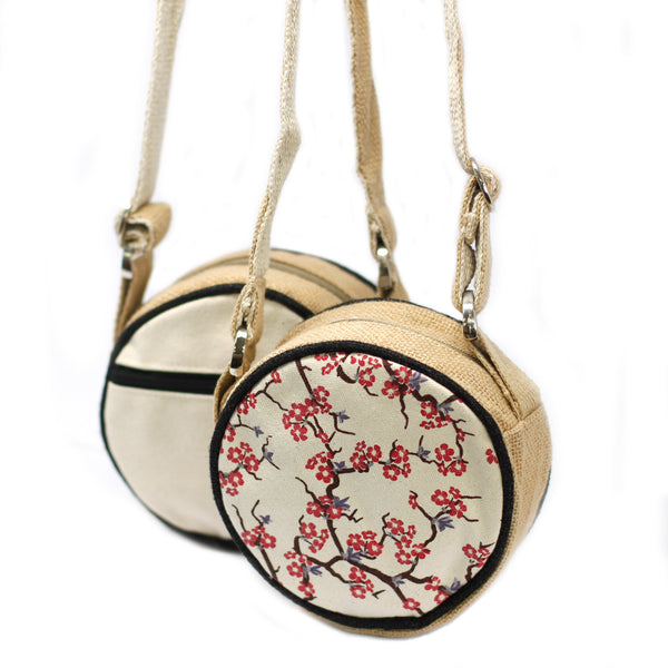 Eco Round Bag - Cherry Blossom - Small