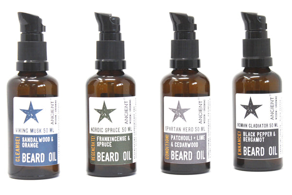 Beard Care Bundle - Oil, Comb and Brush