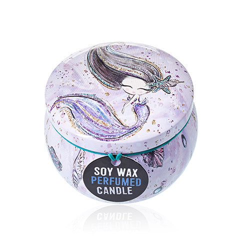 Art Tin Candle - Sea Life - Raspberry