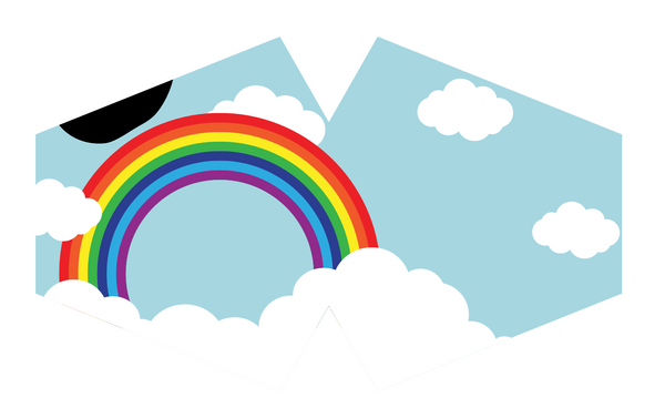 Reusable Face Mask - Rainbow (child)