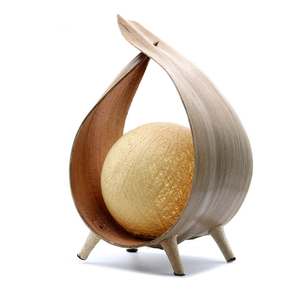 Coconut Lamp - 30cm tall - Handmade in Bali