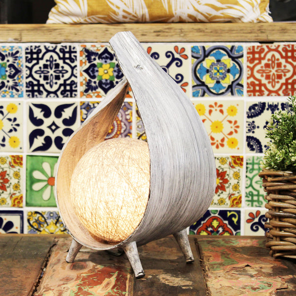Coconut Lamp - 30cm tall - Handmade in Bali