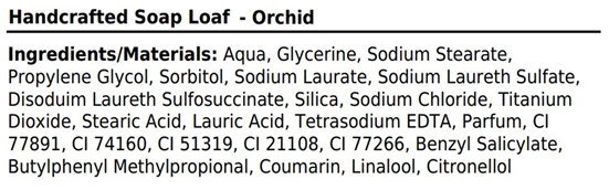 Handmade soap bar - 100g - Orchid