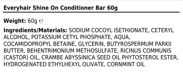 Conditioner Bar in a Tin - 60g