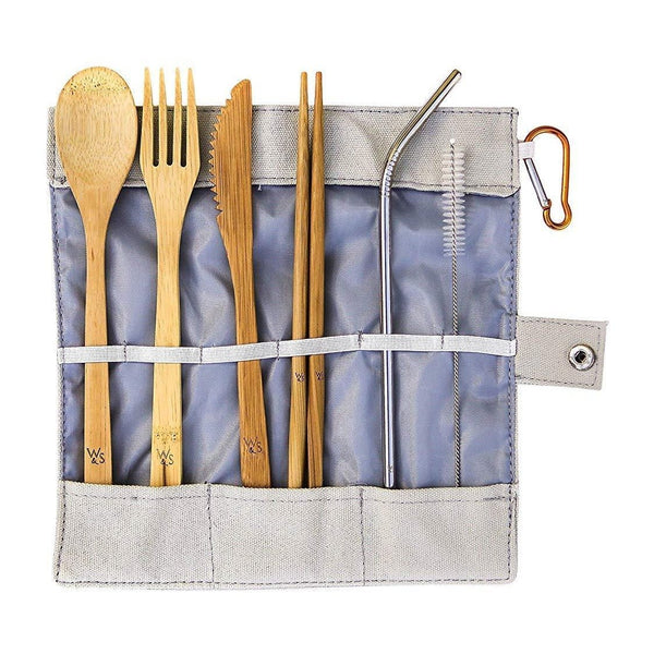 Reusable Cutlery Set - Sustainable Bamboo