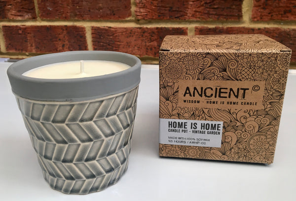 Home Candle Pot - Vintage Garden