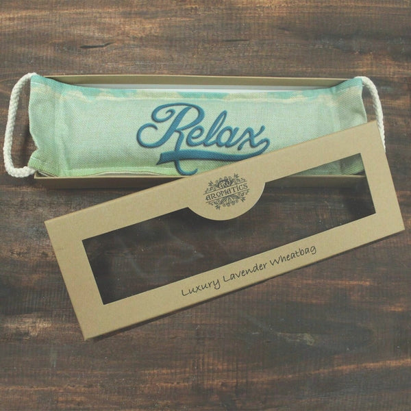 Luxury Lavender Wheat Bag in Gift Box