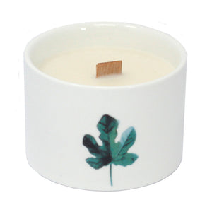 Botanical soy wax wooden wick candle