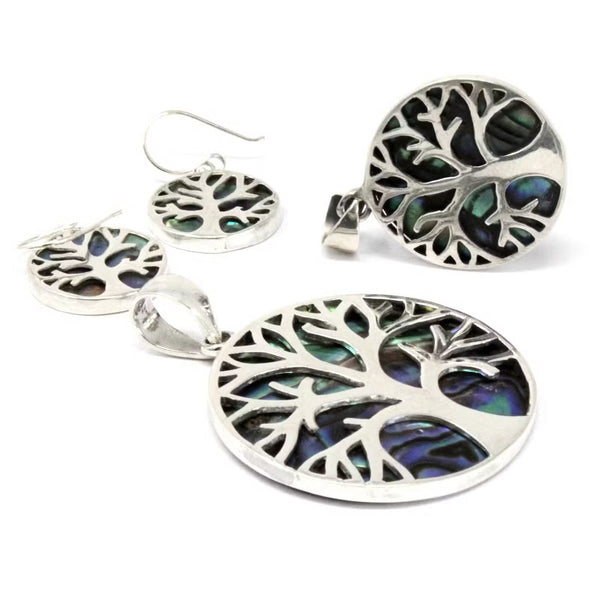 Tree of Life Silver & Abalone Jewellery