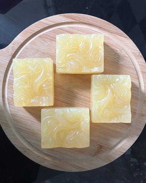 Handmade organic Pina Colada soap
