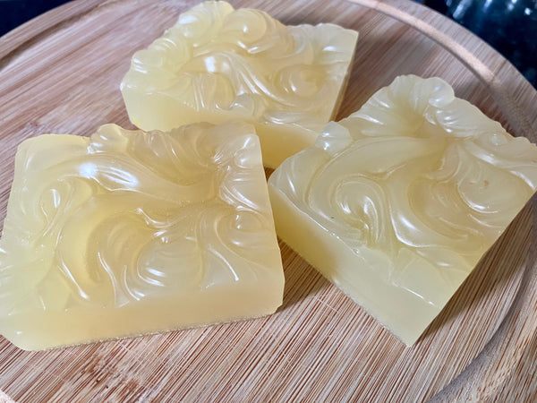 Handmade organic Pina Colada soap