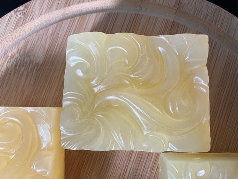 Handmade organic Pina Colada soap