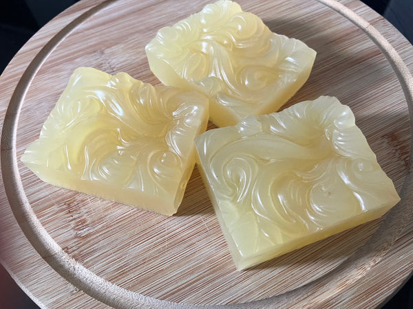 Handmade organic Pina Colada soap