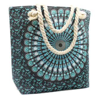 Rope Handle Mandala Bag