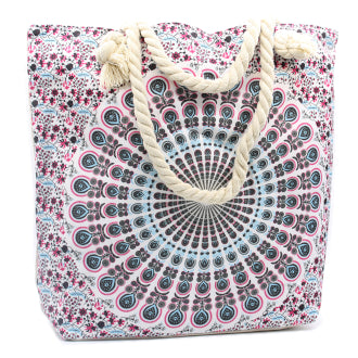 Rope Handle Mandala Bag