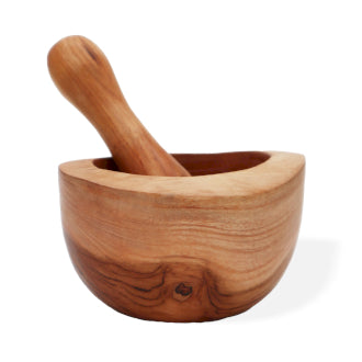 Ergo Teak Pestle & Mortar