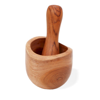 Ergo Teak Pestle & Mortar