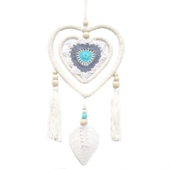 Medium Vegan Heart Dreamcatcher