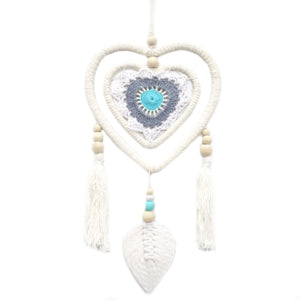 Medium Vegan Heart Dreamcatcher