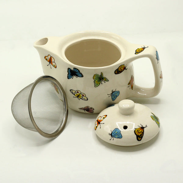 Small Herbal Teapot - Butterflies - 350ml