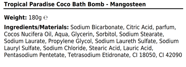Tropical Bath Bomb