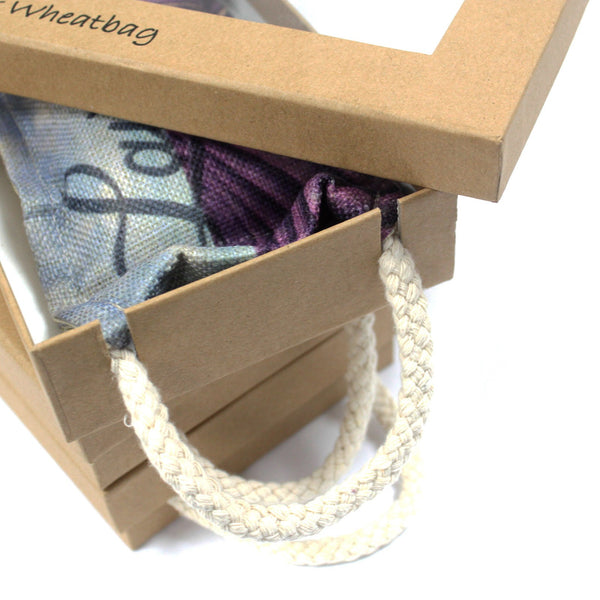 Luxury Lavender Wheat Bag in Gift Box