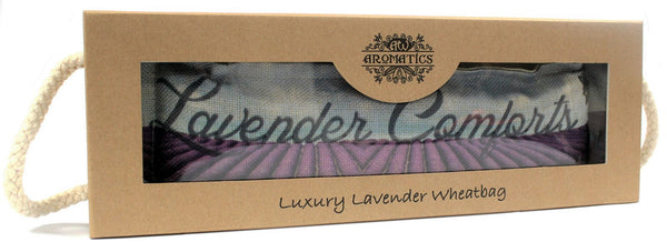 Luxury Lavender Wheat Bag in Gift Box