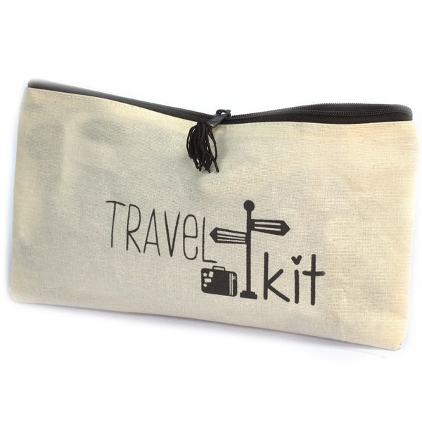 Travel Kit Zipped Pouch - 28x16cm