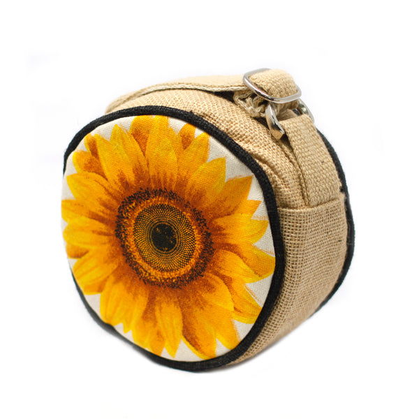 Eco Round Bag - Sunflower - Small