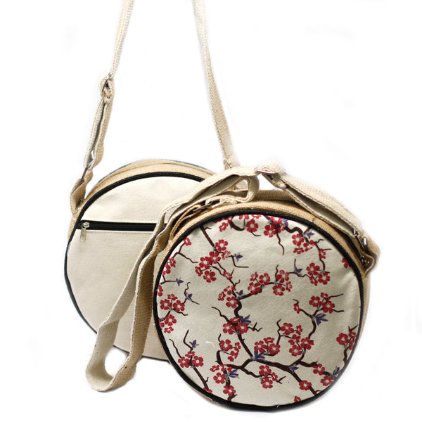 Eco Round Bag - Cherry Blossom - Large