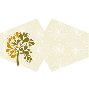 Reusable Face Mask -Golden Tree (adult)