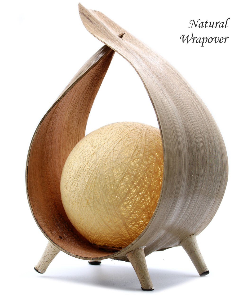 Coconut Lamp - 30cm tall - Handmade in Bali