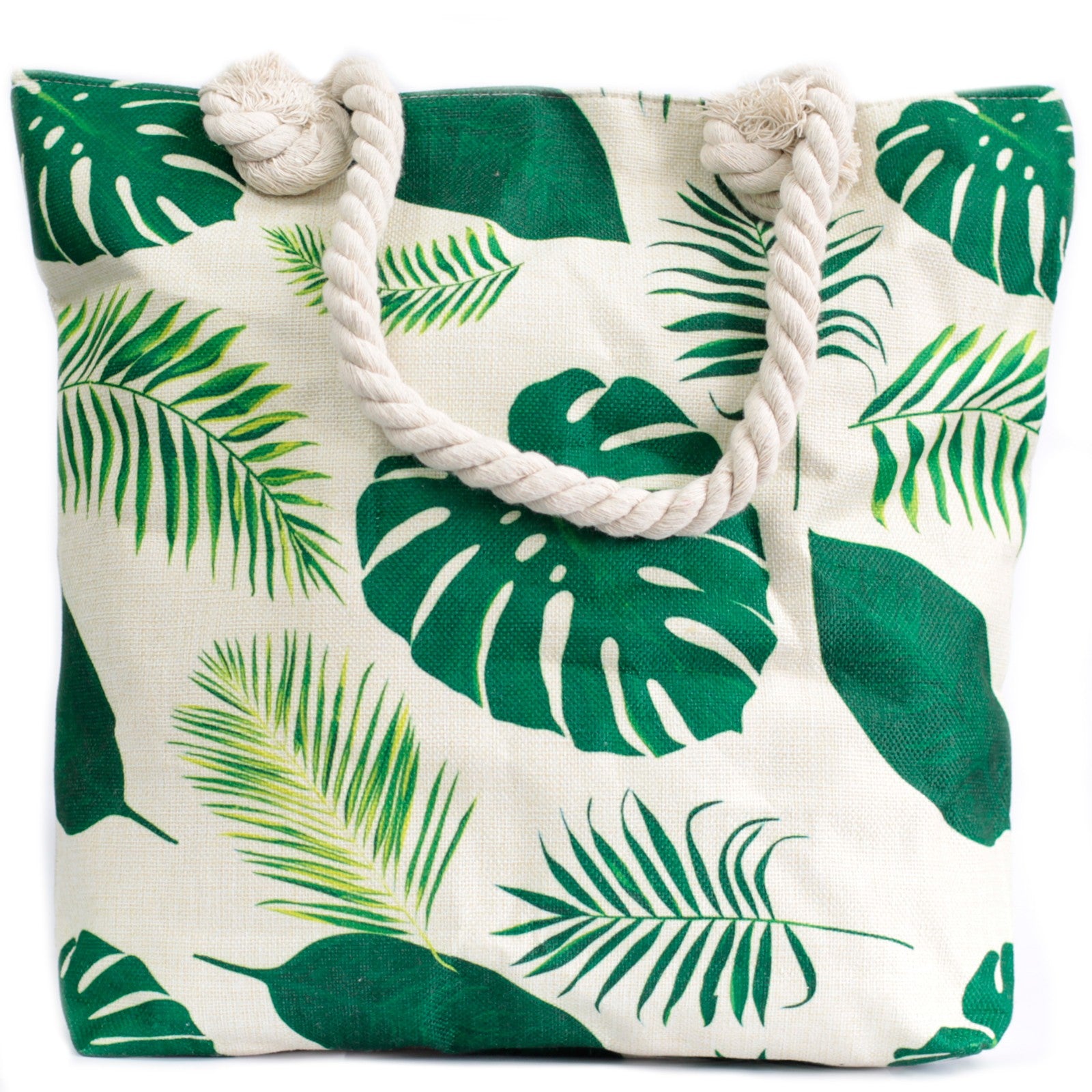 Rope Handle Bag - Tropical Green